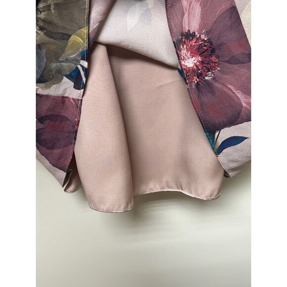 TRINA TURK Seraphima Faye Floral Silk Blend Mini Dress, Sz 10 - Picture 3 of 7